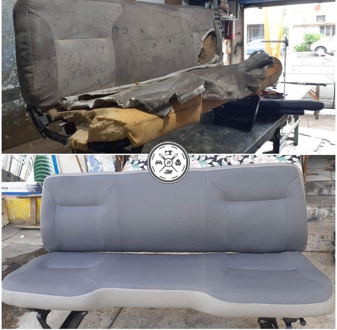 Antes y Después - Tapicería Nevárez